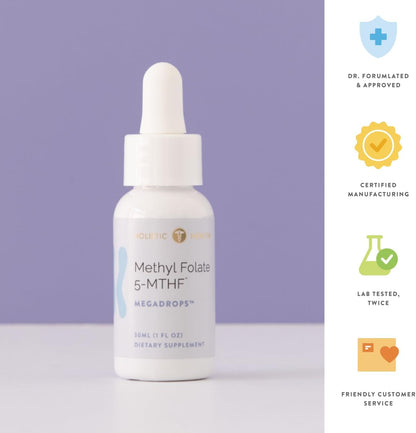 Methyl Folate 5-MTHF Mega Drops™ 28ml