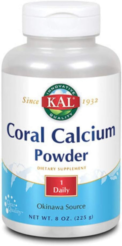 KAL Coral Calcium Powder 1000 mg Tablets