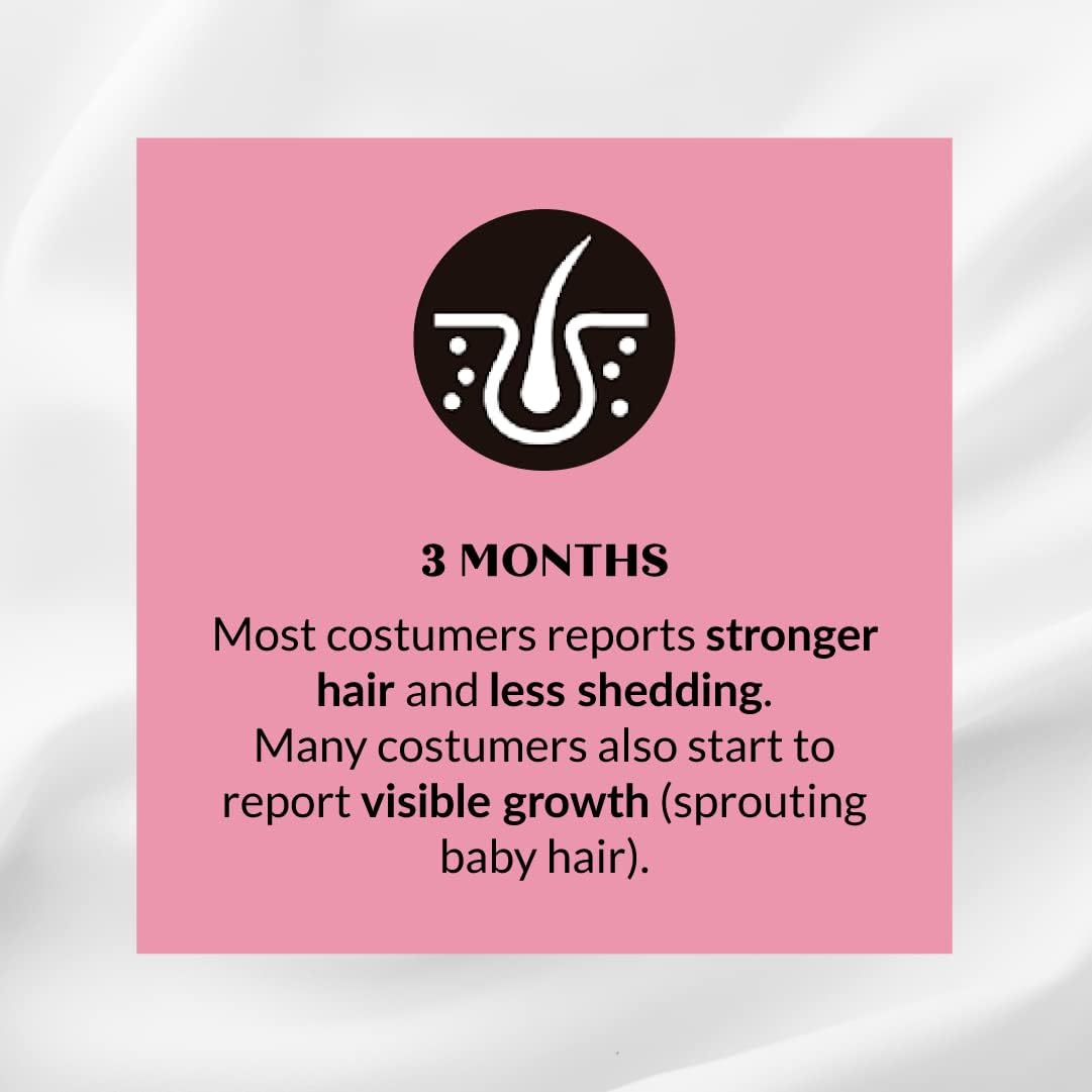 Kerotin Hair Growth Vitamins - Biotin Supplement, DHT Blocker, Collagen Stimulator for Hair Loss Support (60 Capsules) - görsel 6