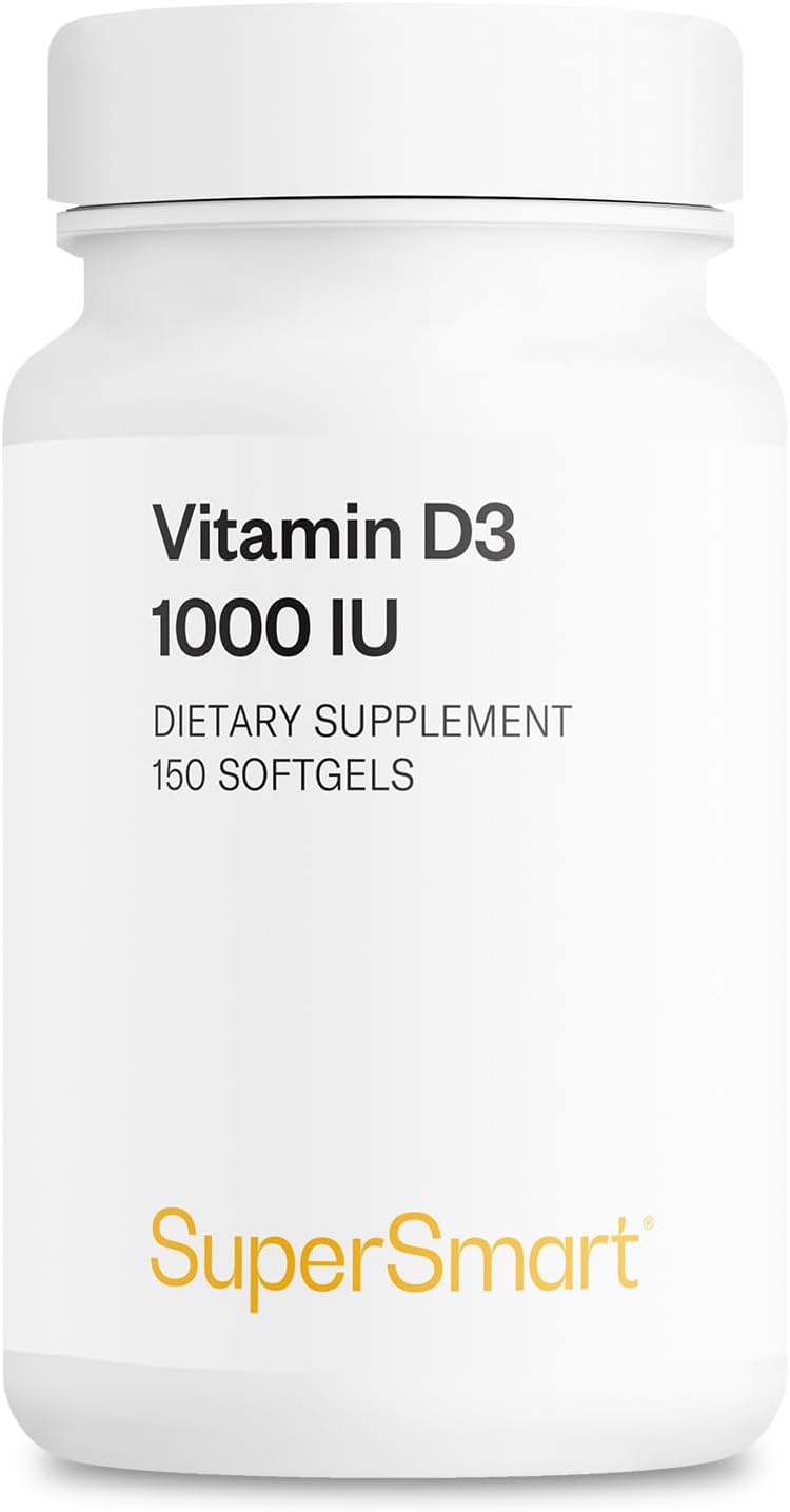 Supersmart Vitamin D3 1000 IU – 150 Soft gel capsules - görsel 1