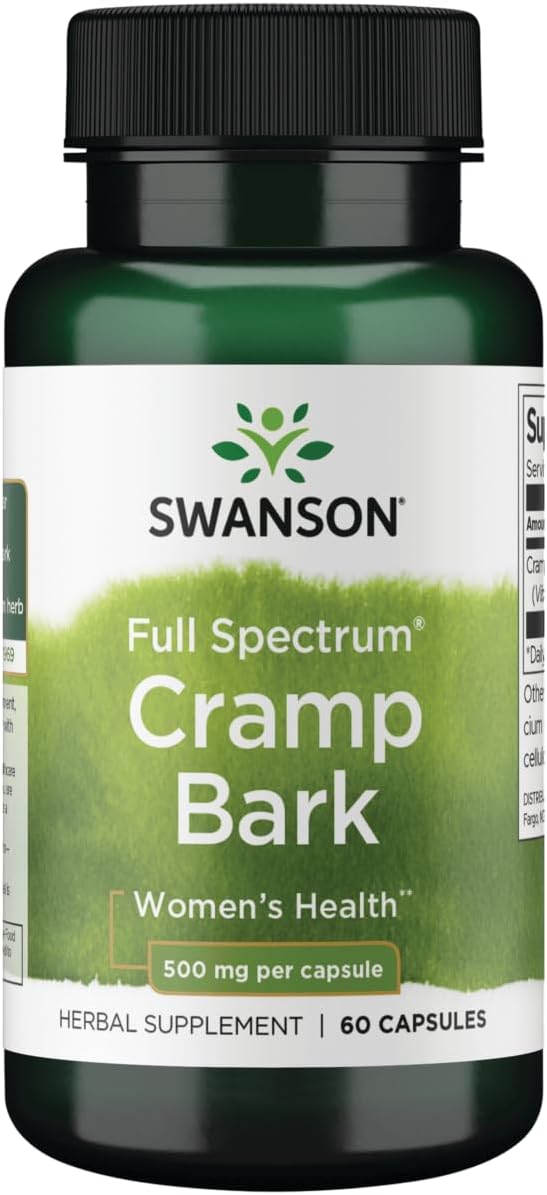Swanson Full SPEC Cramp Bark 5mg 60 Capsules - görsel 1