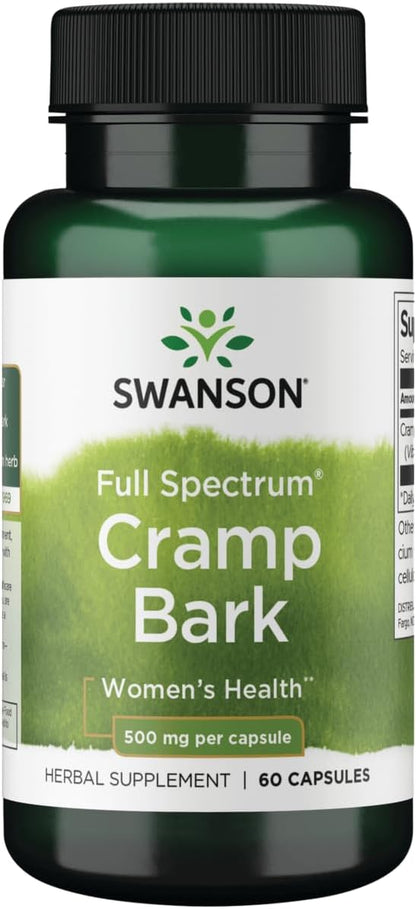 Swanson Full SPEC Cramp Bark 5mg 60 Capsules