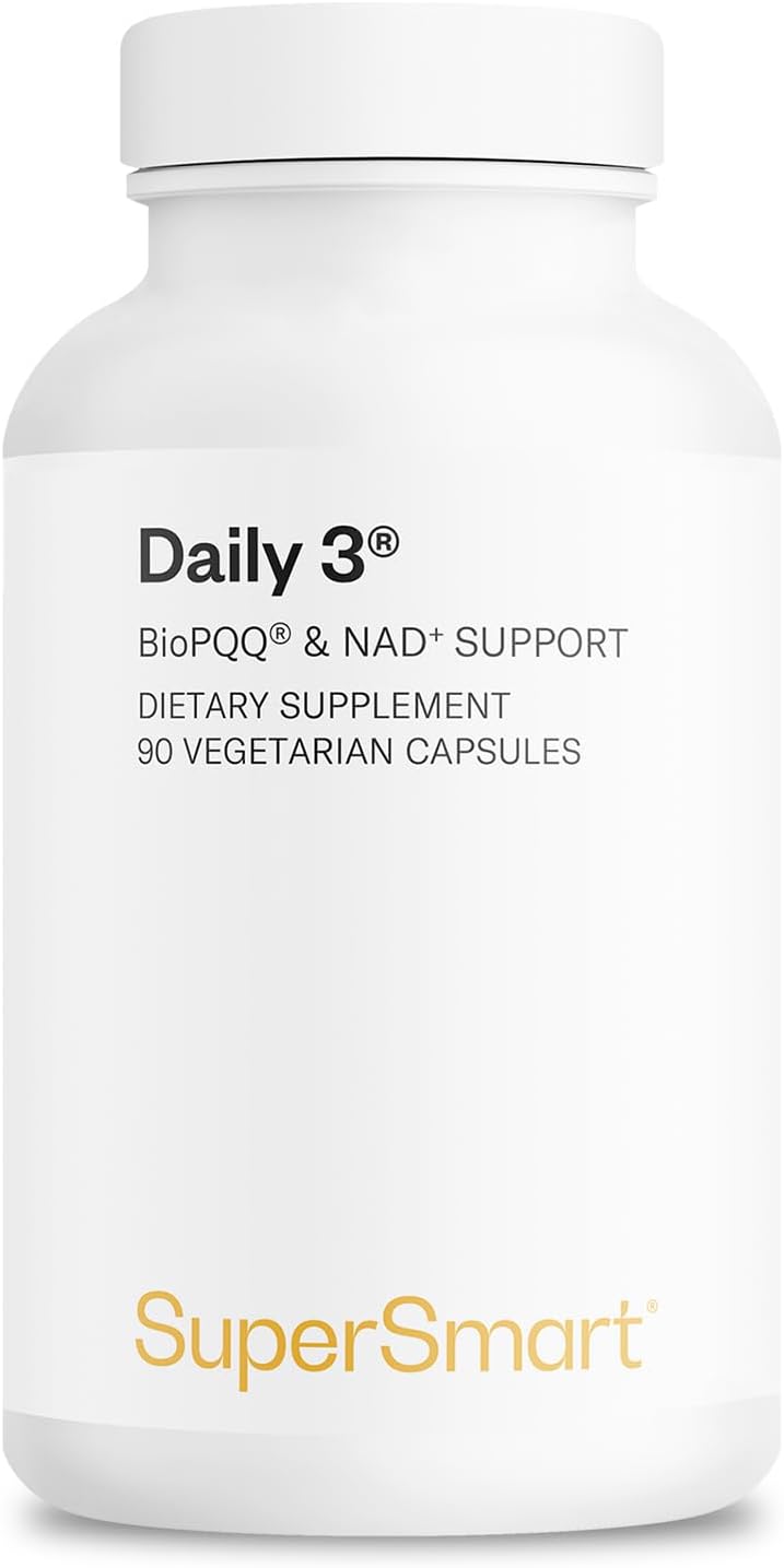 Supersmart Daily3 + Bio PQQ - All-in-One Multivitamin with 45 Essential Nutrients - görsel 1
