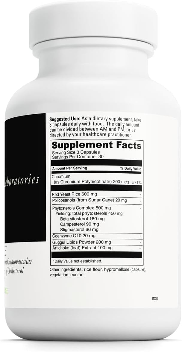 DAVINCI Labs CholestSure – Heart Health Supplement with CoQ10, Red Yeast Rice & Phytosterols – 90 Vegetarian Capsules - görsel 2
