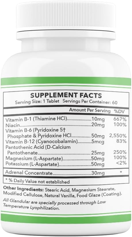 Barge Nutrition & Supply UB-6 for Neuropathy, Stress Response, and Energy Production (120 Tablets) - görsel 2