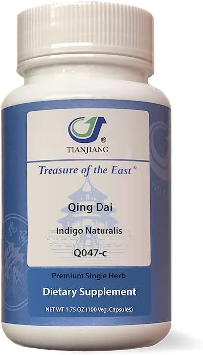 Indigo - Qing Dai Capsules (1:1 Herbal Extracts, 100 Capsules) - görsel 1