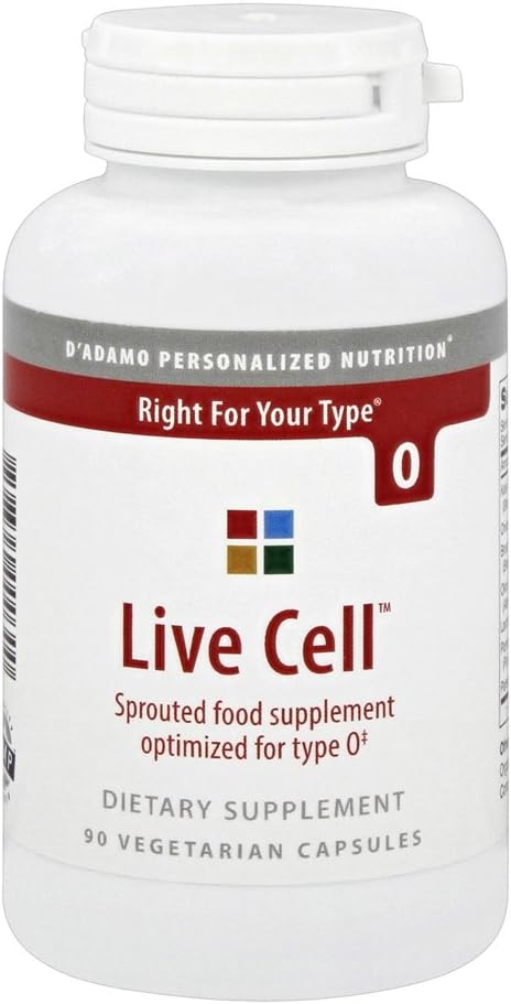D'Adamo Personalised Nutrition - Live Cell O 90 vcaps - görsel 1