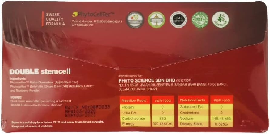 PhytoScience Double Stem Cell Dietary Supplement - 30 Capsules - görsel 3