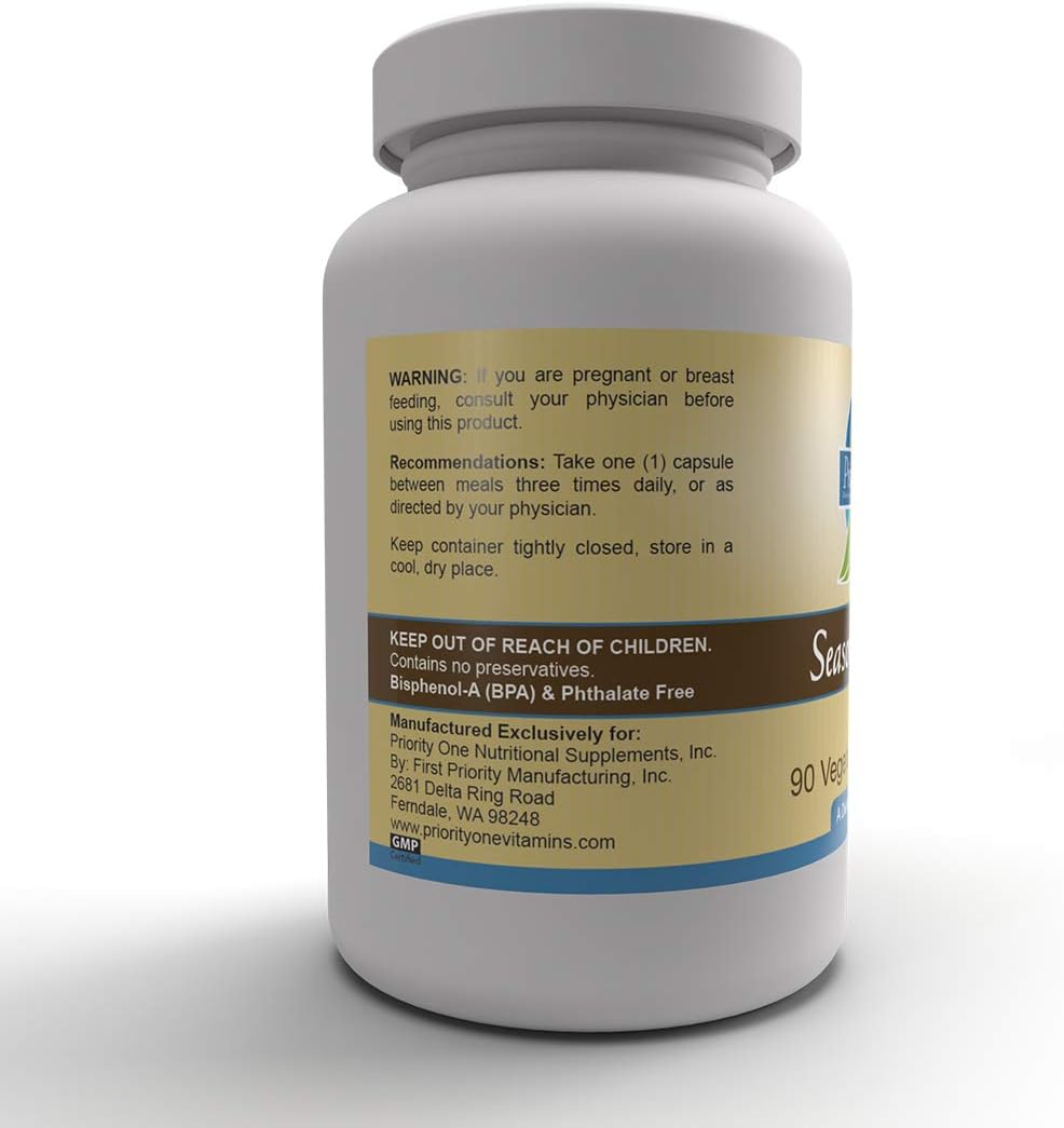 Priority One Vitamins Seasonal Clear - 90 Vegetarian Capsules - görsel 5