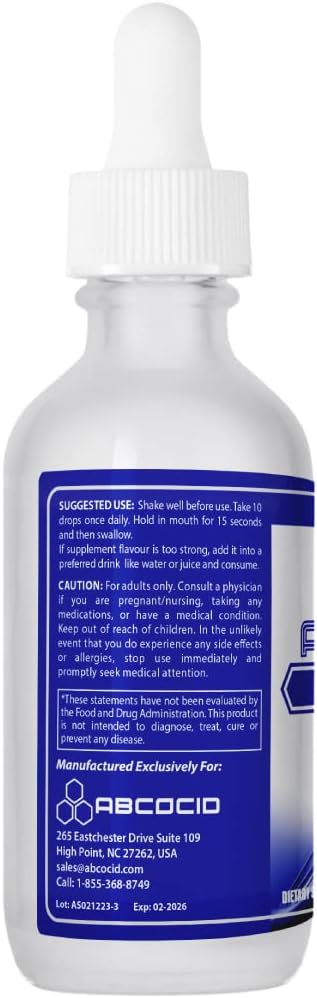 Apigenin 65 mg, 118 ml Liquid, 240 Servings, Made in USA, Rapid Absorption, High-Quality Ingredients, Non-GM, GMP Certified, Cruelty-Free - görsel 9