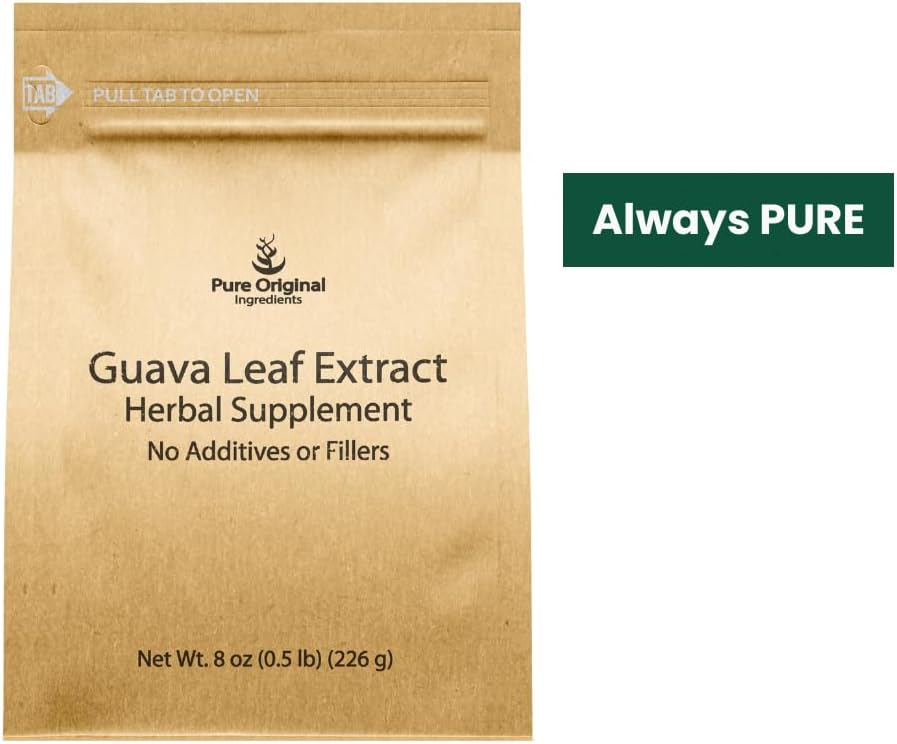 Pure Original Ingredients Guava Leaf Powder, 227g, 4:1 Extract - görsel 3