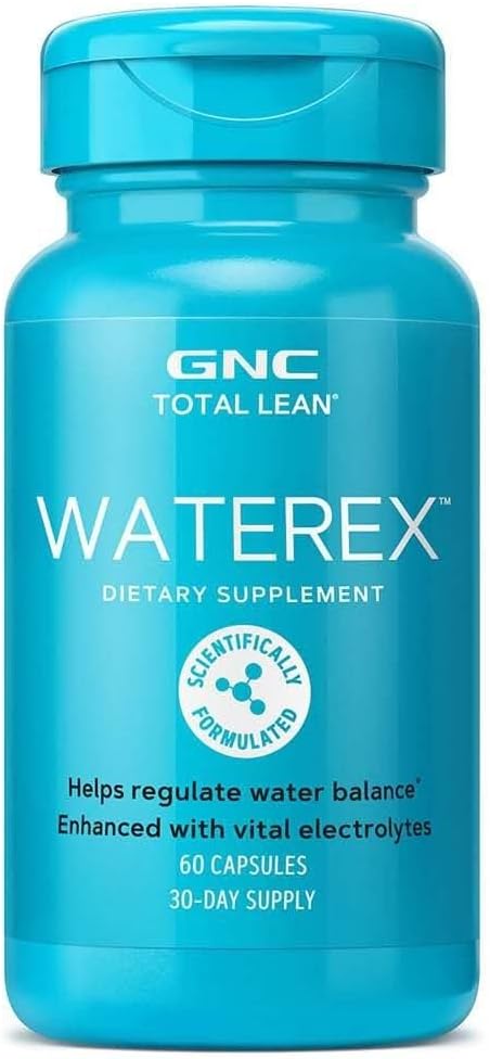 GNC Total Lean Waterex, Water Balance Support with Electrolytes, 60 Capsules - görsel 1