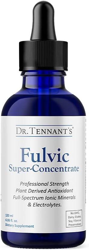 Dr. Tennant's Fulvic Super-Concentrate Liquid – Essential Trace Minerals and Cellular Energy