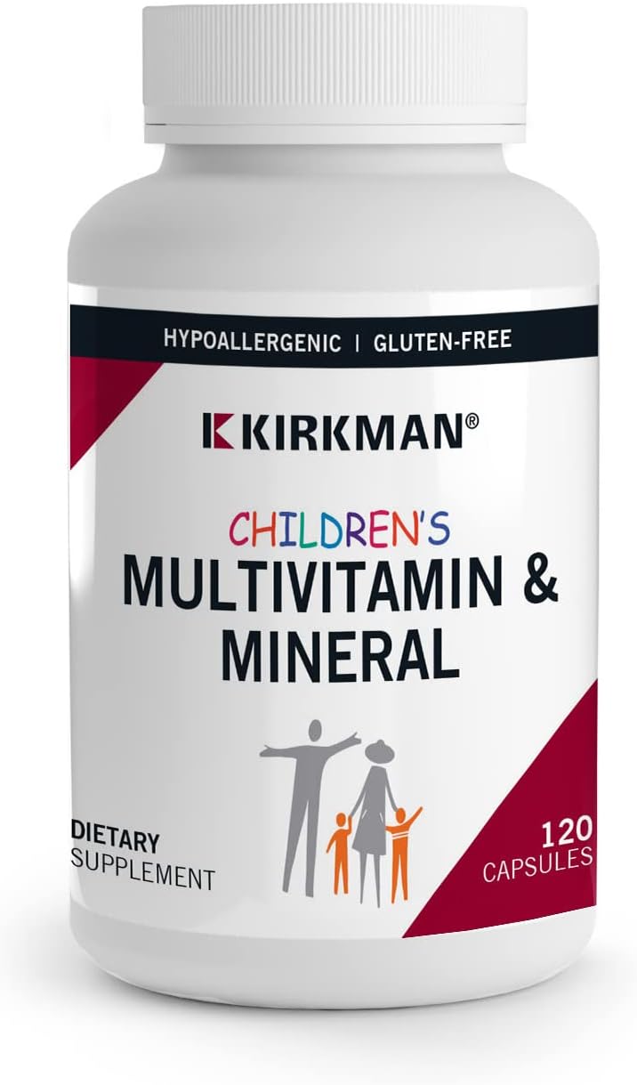 Kirkman Children's Multivitamin & Mineral Capsules – 120 Capsules - görsel 1