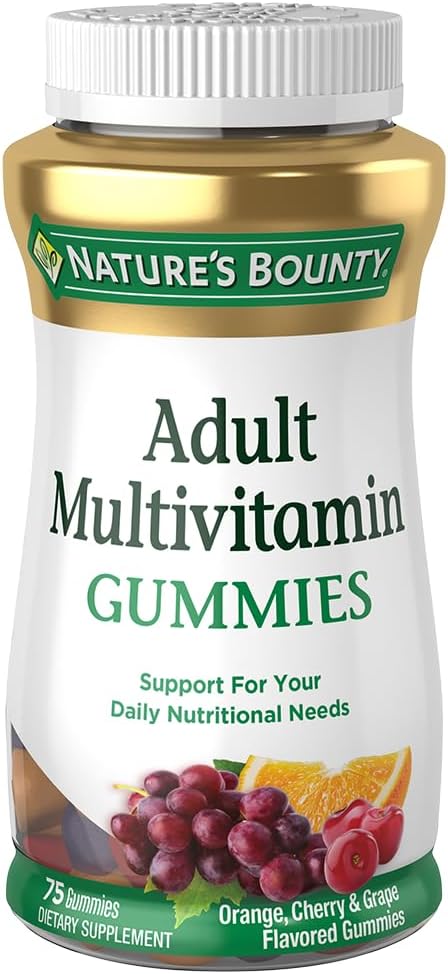 Nature's Bounty Adult Multivitamin Gummies, 75 Gummies - görsel 1
