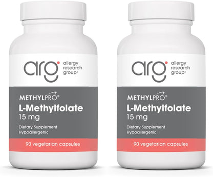MethylPro L-Methylfolate 15 mg - Methylated Vitamin B9 Supplement - 30 Capsules