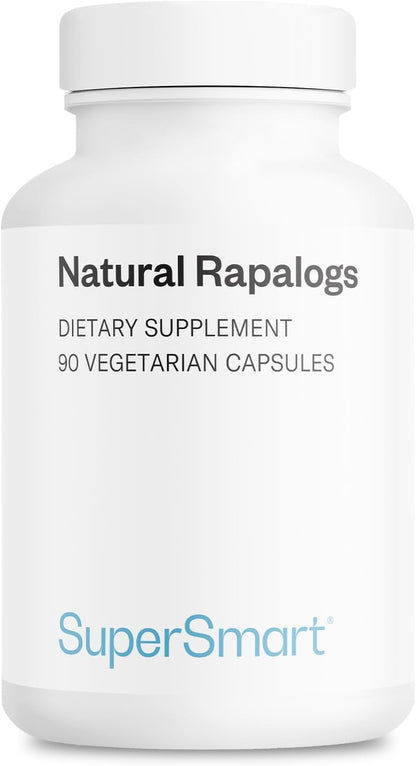 Supersmart Natural Rapalogs (Advanced Formula) – with EGCg, Fisetin, Trans-resveratrol, Salicin, Curcumin Phytosome | Non-GMO & Gluten-free – 90 Vegetarian Capsules