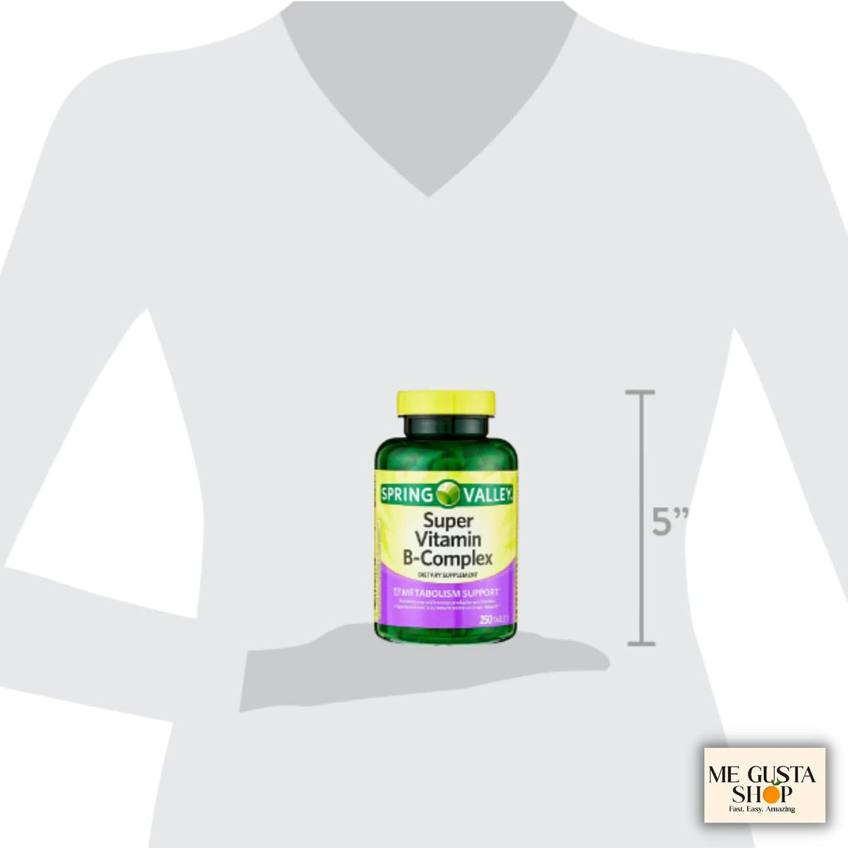 Spring Valley Super Vitamin B Complex Tablets, 500 Count (2-Pack) - görsel 5