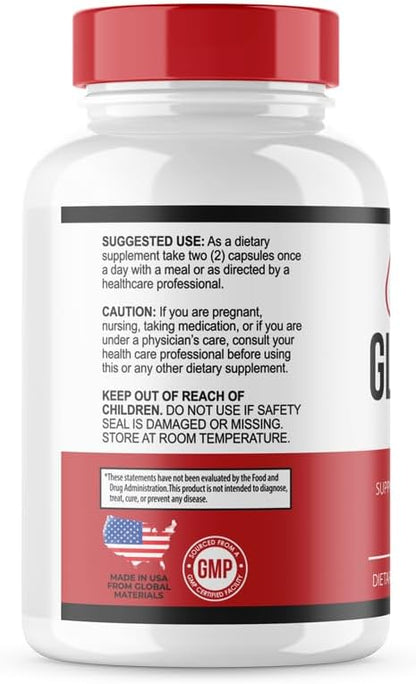 Easy Flow Glycogen Support - Maximum Strength Supplement (Pack of 2, 120 Capsules)