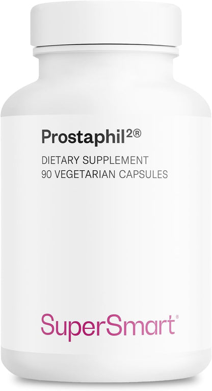 Supersmart - Prostaphil2 900mg per Day (Patented) - Natural Grass Pollen Extract - Rich in Phytosterols Beta-Sitosterol | Non-GM & Gluten-free - 90 Vegetarian Capsules