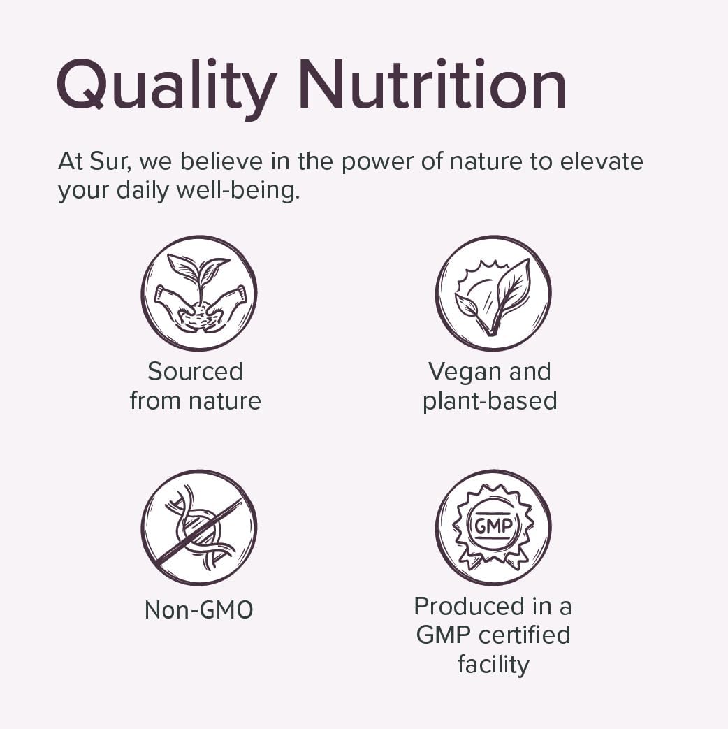 Sur Organic Beetroot Capsules 1000mg - Support Normal Circulation and Vitality - Nitric Oxide Superfood (120 Capsules) - görsel 9