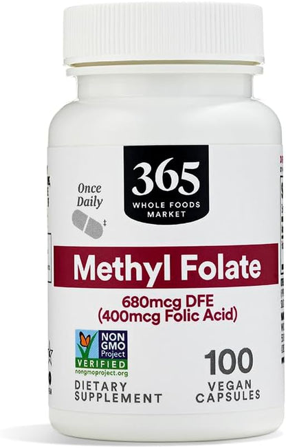 365 by Whole Foods Market, Methyl Folate, 100 Capsules