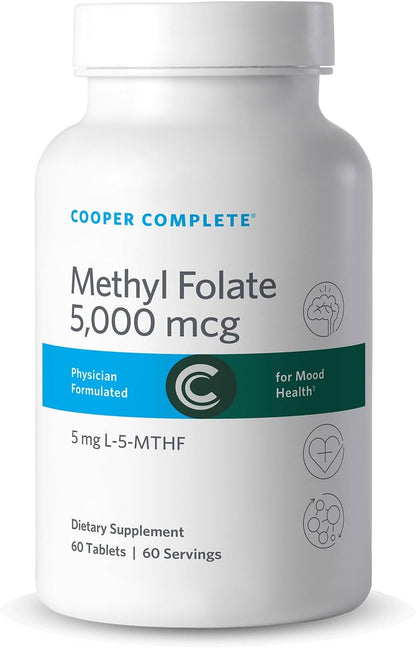Cooper Complete L-5-MTHF Methylfolate 5 mg, 60 Capsules – Mood Support