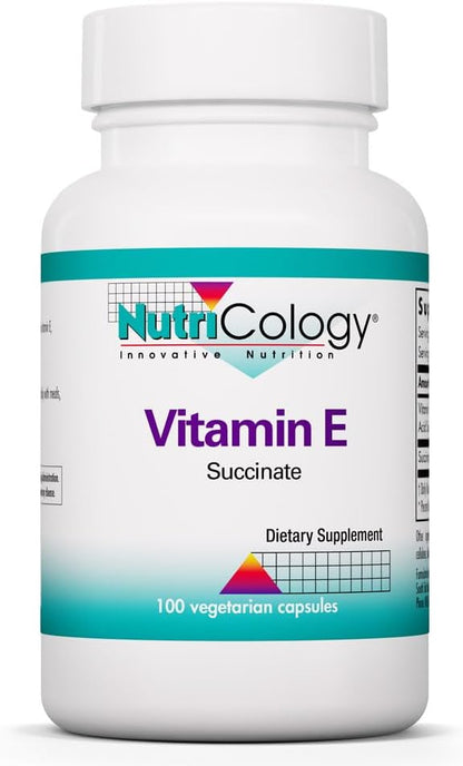Nutricology Vitamin E Succinate 400 IU - d-Alpha-Tocopheryl Succinate Dry Powder Capsules