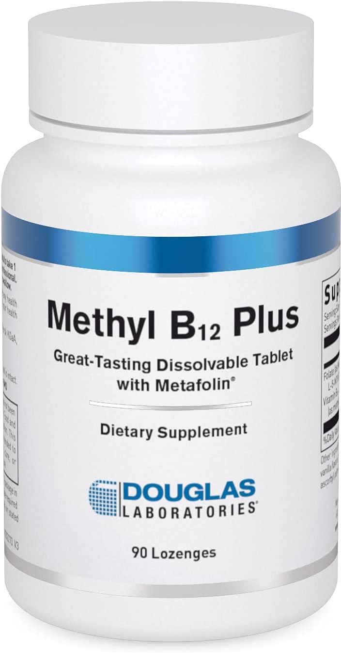 Douglas Laboratories Methyl B12 Plus - Bioactive B12 with Methylfolate, 90 Lozenges - görsel 1