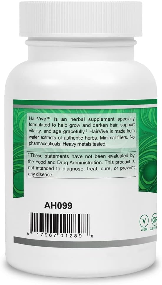 HairVive Capsules 80 Veggie Capsules - Pack of 2 - görsel 3