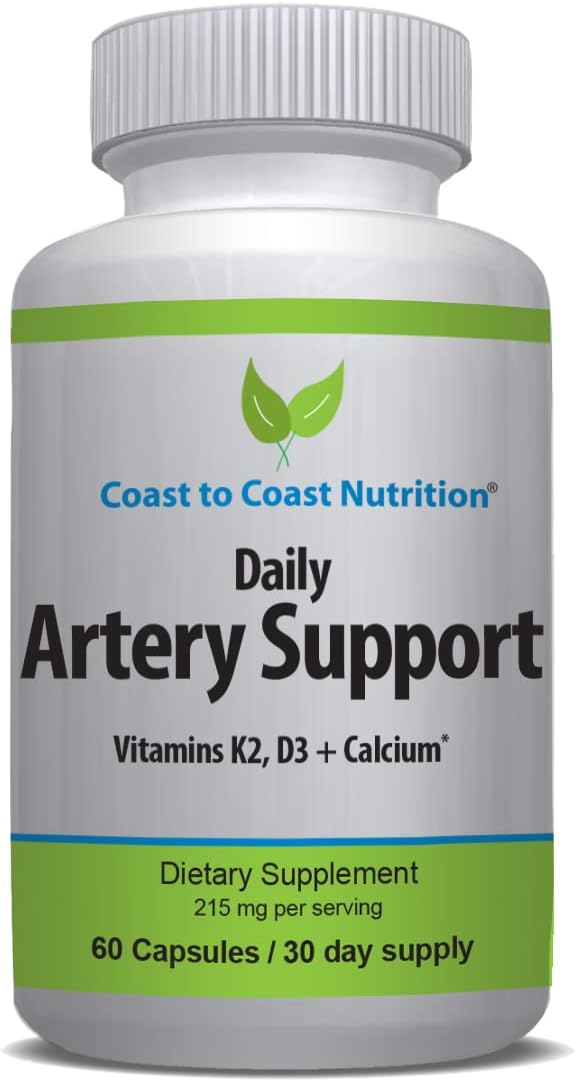 Artery Support – Vitamin K2 & D3 Blood Circulation Supplement, 60 Capsules - görsel 1