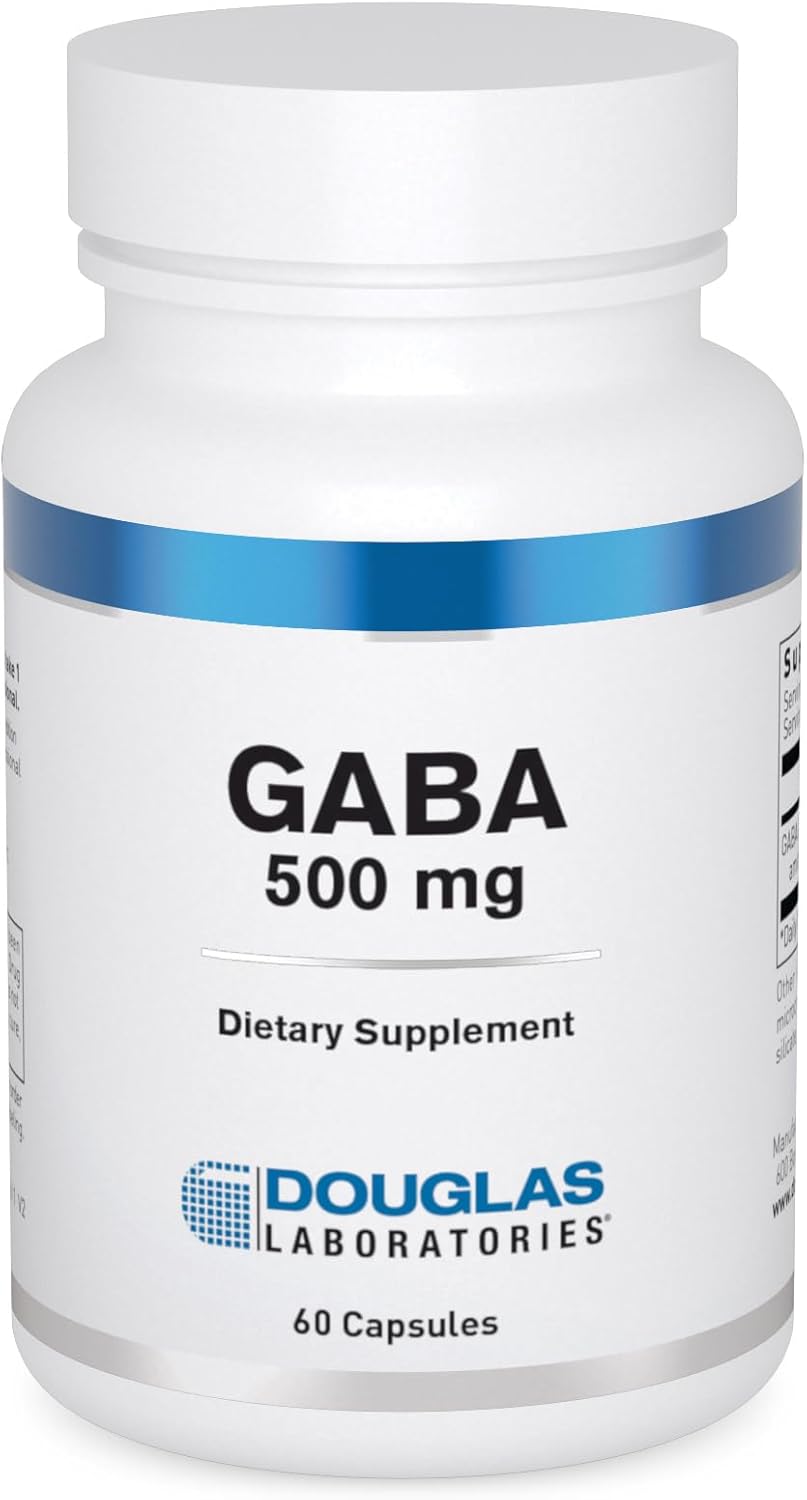 Douglas Laboratories GABA 500 mg – Amino Acid Support for Brain Health, Sleep Cycles, and Body Temperature - görsel 1