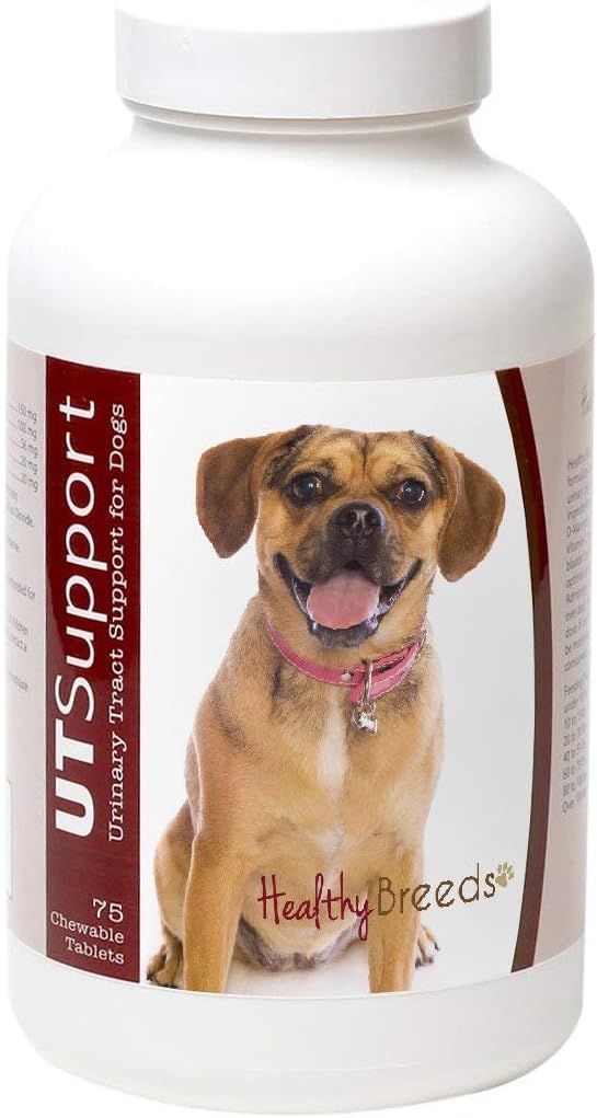 Healthy Breeds Puggle Cranberry Chewables 75 Count - görsel 1