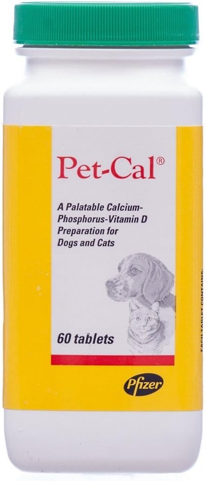 Virbac Pet Tabs Calcium Formula for Dogs, 60 Chewable Tablets - görsel 1
