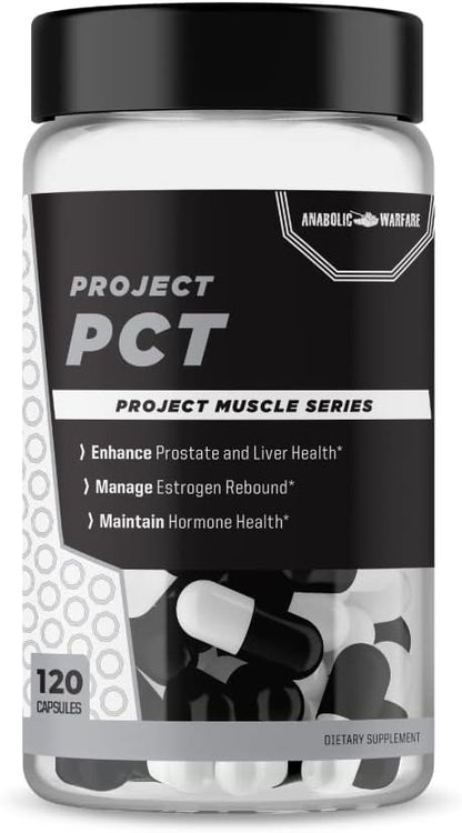 Anabolic Warfare Project PCT - Post-Workout Recovery & Hormone Support - 120 Capsules