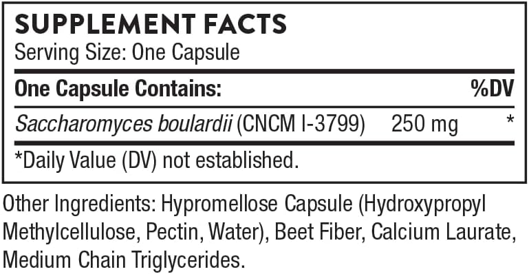 THORNE Sacro-B: Saccharomyces boulardii Probiotic for Gut Health - görsel 2