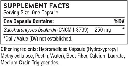 THORNE Sacro-B: Saccharomyces boulardii Probiotic for Gut Health