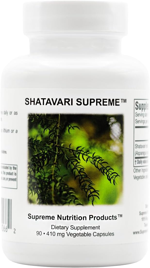 Supreme Nutrition Shatavari Supreme - 90 Pure Shatavari Root Vegetarian Capsules - görsel 1