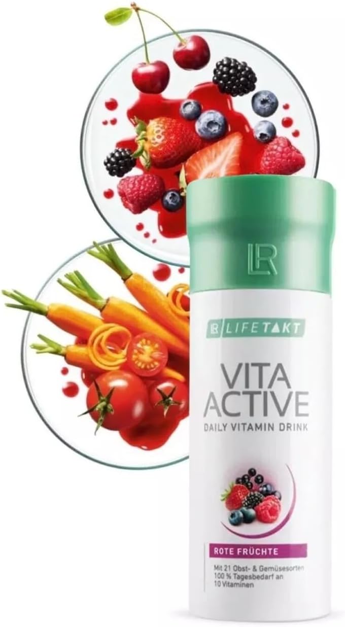 Lifetakt Vita Active Liquid Multivitamin - Red Fruit, 150 ml - görsel 3