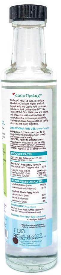 CocoTherapy Triplex MCT-3 Oil, Non-GMO, 100% Pure and Natural, 236 ml - görsel 2