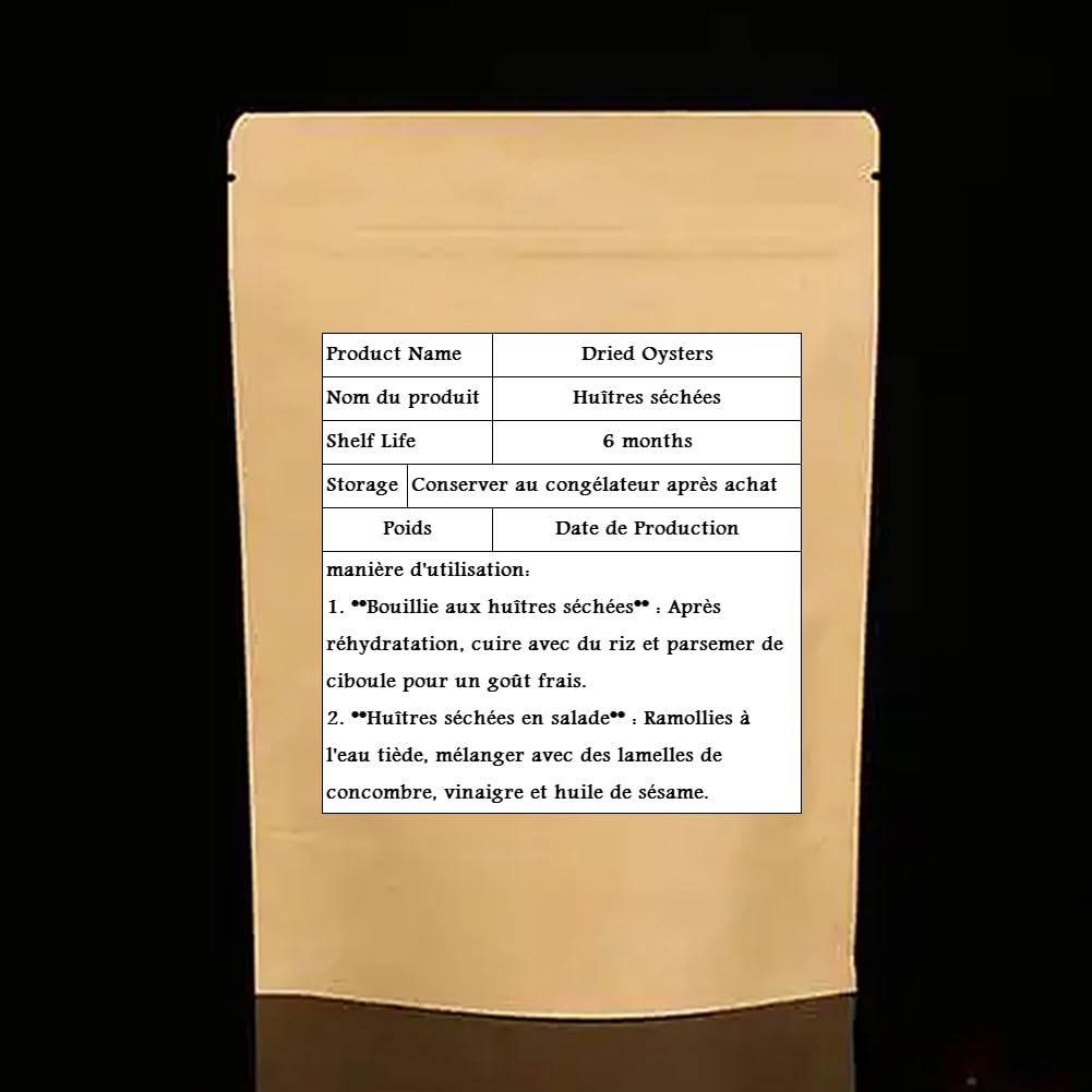Dried Oysters (250g) - görsel 4