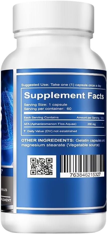 VITAMISAN AFA Blue Green Algae - Aphanizomenon flos-aquae - 240 Capsules - görsel 3
