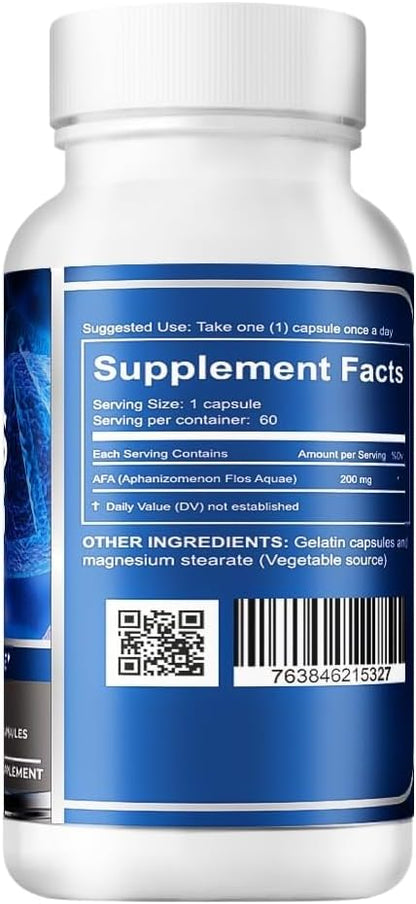 VITAMISAN AFA Blue Green Algae - Aphanizomenon flos-aquae - 240 Capsules