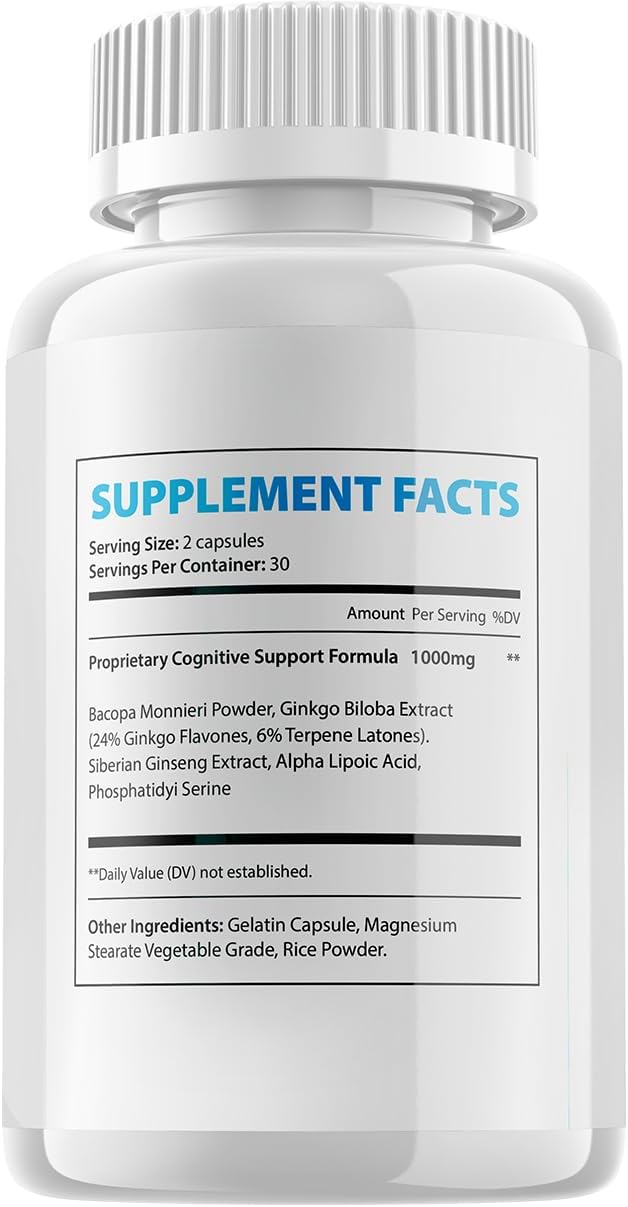 Indelo Neuro Brain and Focus Supplement - 3 Pack (180 Capsules) - görsel 2