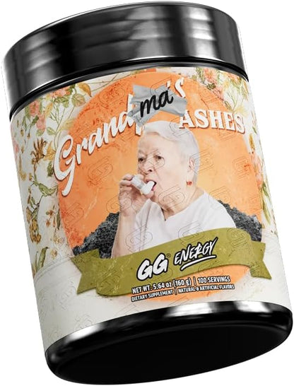 Gamer Supps GG Energy - Grandma's Ashes by Goons (100 Servings) - Keto-Friendly Gaming Energy and Nootropic Blend