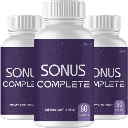 (3 Pack) Sonus Complete - Sonus Complete Tinnitus Support Supplement (180 Capsules)