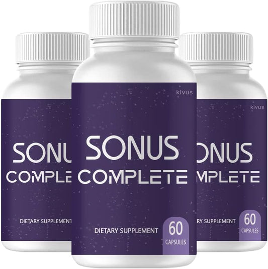 (3 Pack) Sonus Complete - Sonus Complete Tinnitus Support Supplement (180 Capsules)