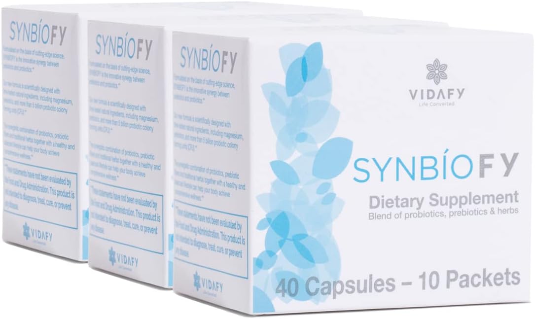 Synbiofy - 3 Pack (120 Capsules) Natural Supplements - görsel 1