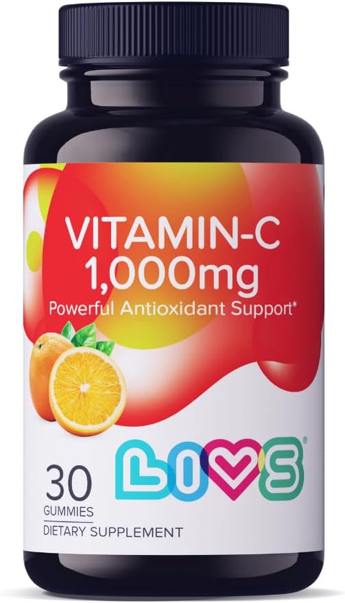 LIVS Vitamin C 1000mg Gummies for Kids and Adults - görsel 1
