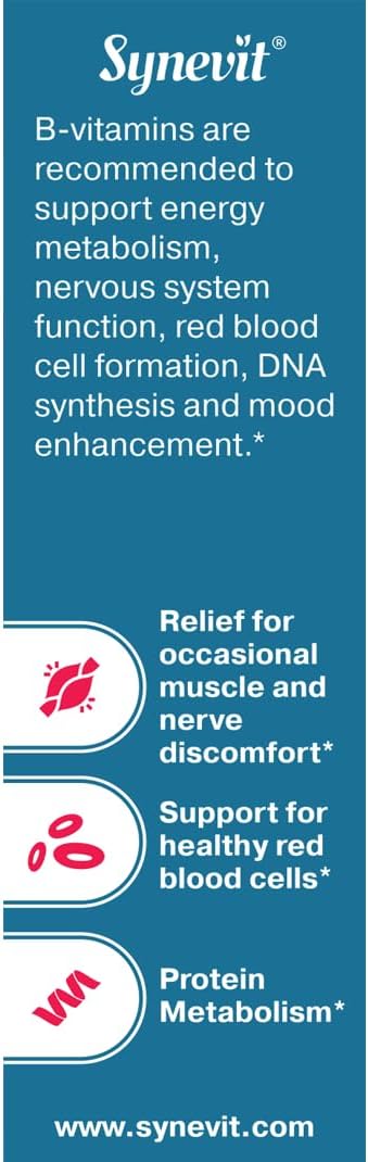 Neurocomplex-B® Slow-Release B Complex - Vegan, Supports Energy, Nerve Function & Mood Balance | 60 Tablets - görsel 5